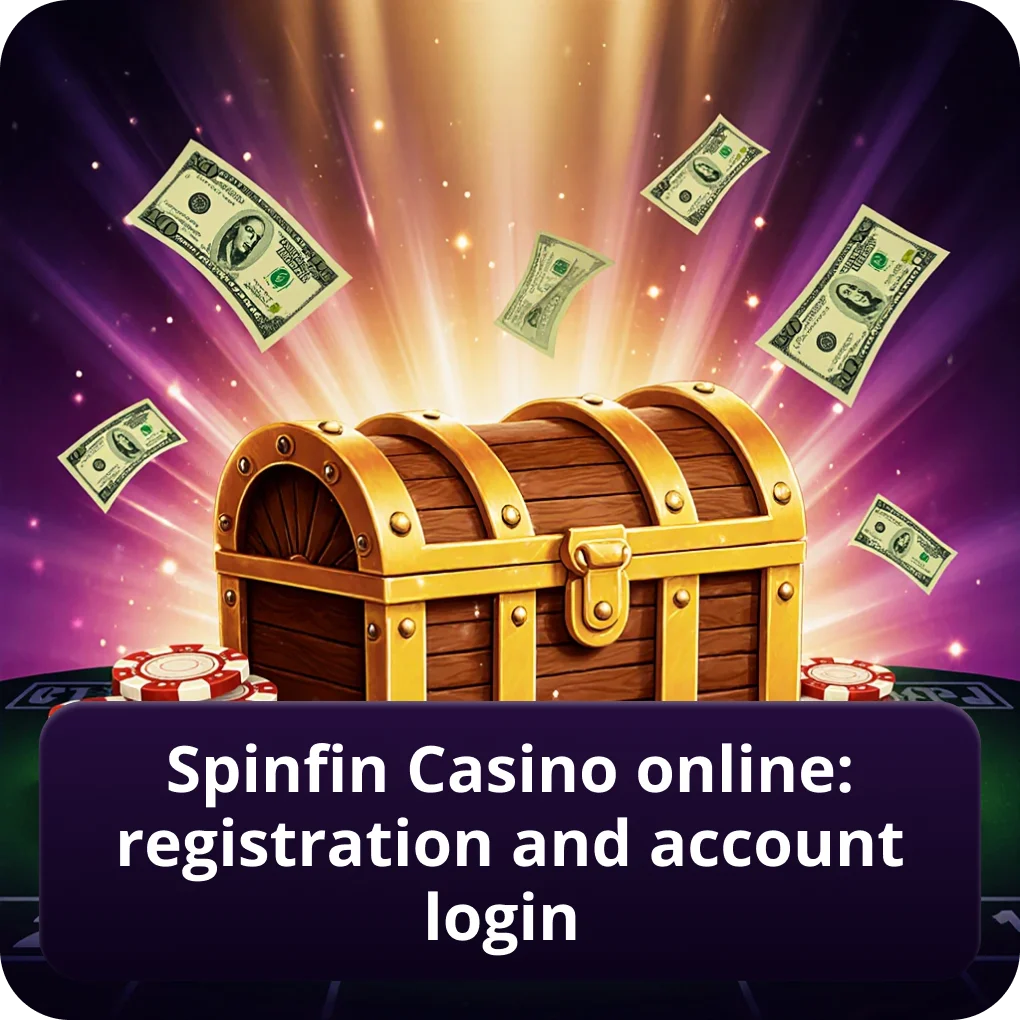 Spinfin Casino Online: Registration and Account Login