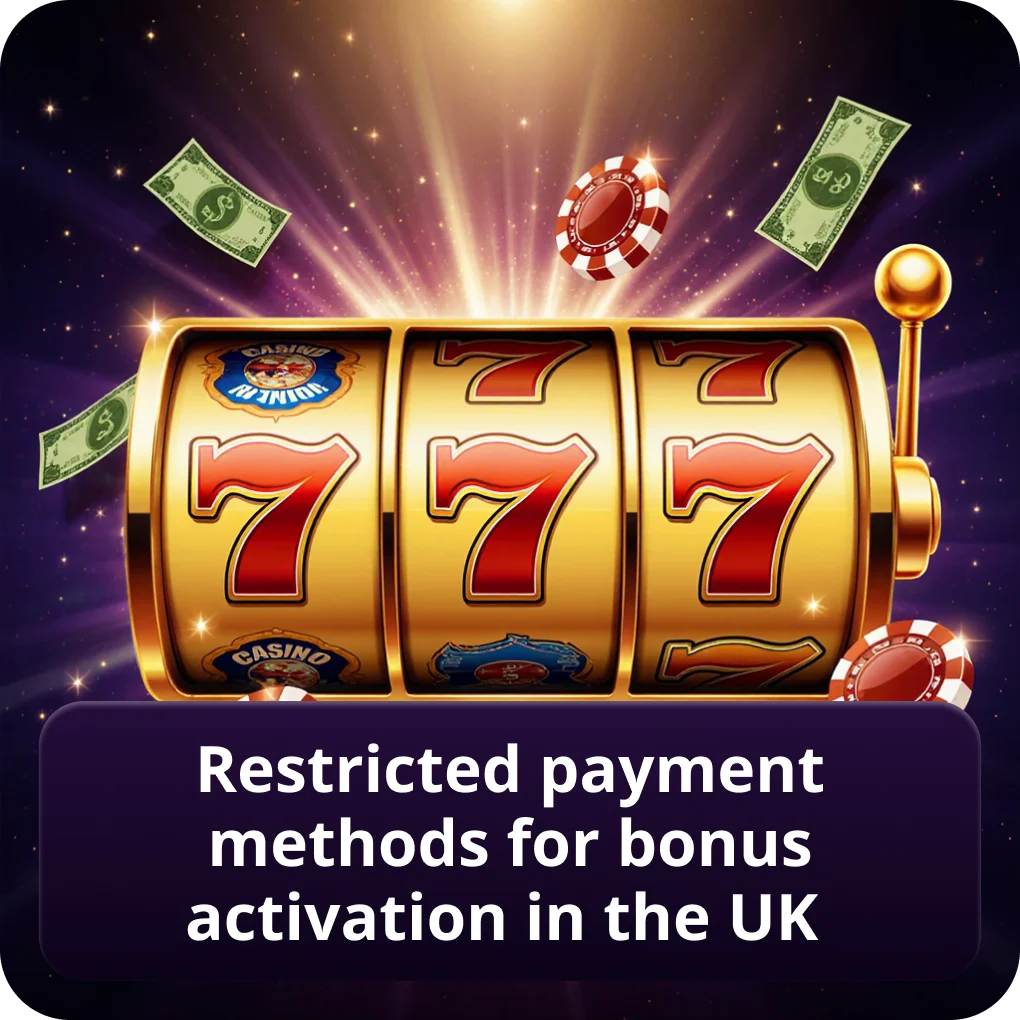 Restricted Payment Methods for Bonus Activation in the UK explained Restricted Payment Methods for Bonus Activation in the UK