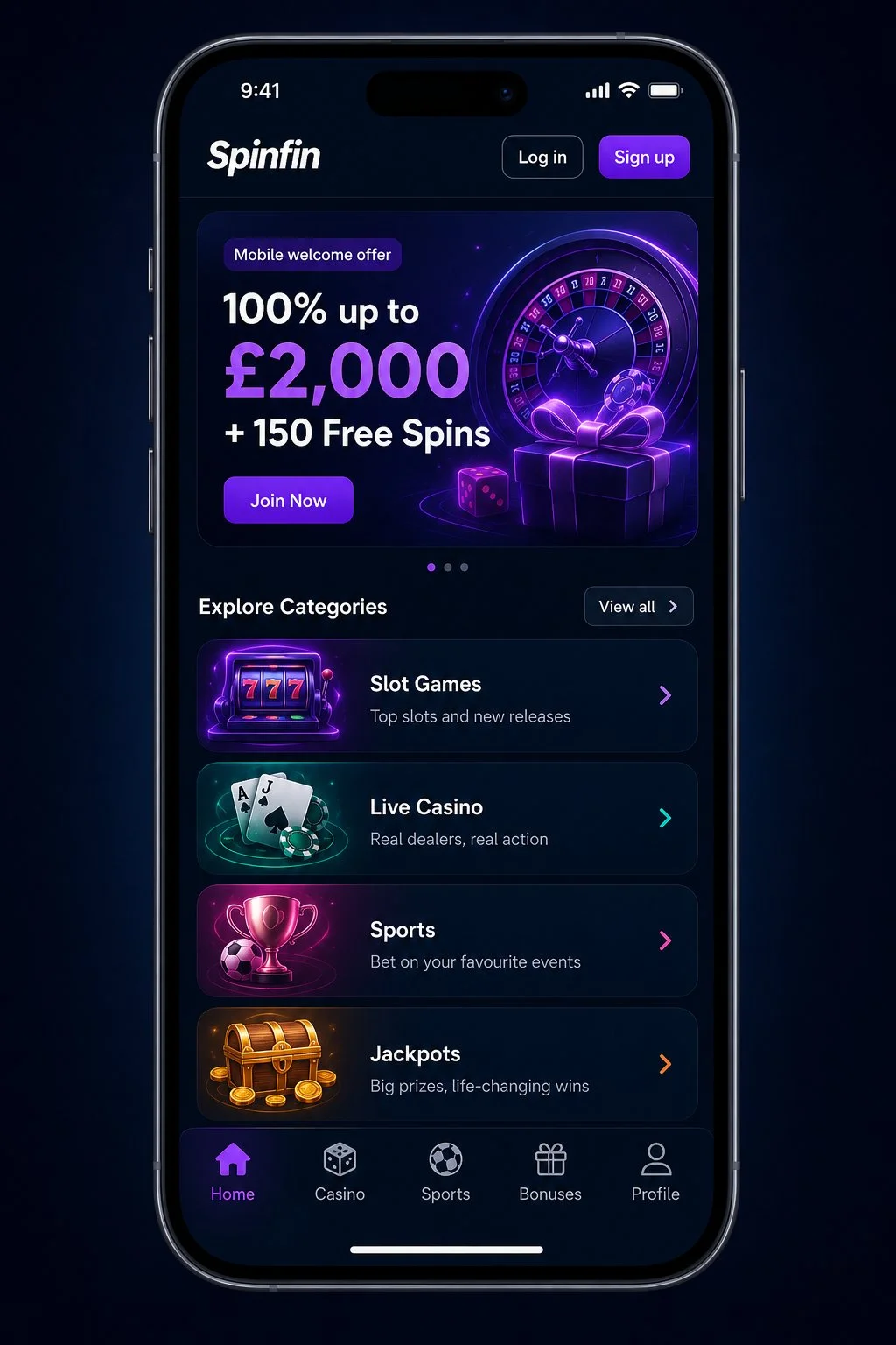Why play on the Spinfin Casino mobile app? — Spinfin app